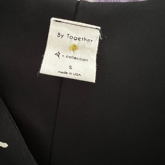 Black + White Polka Dot Dress w/ pockets - Picture 2 of 3